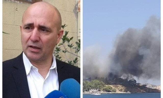 Φωτιά ΤΩΡΑ: Δήμαρχος Λέρου στο Newsbomb.gr - Δεν κινδυνεύει κόσμος