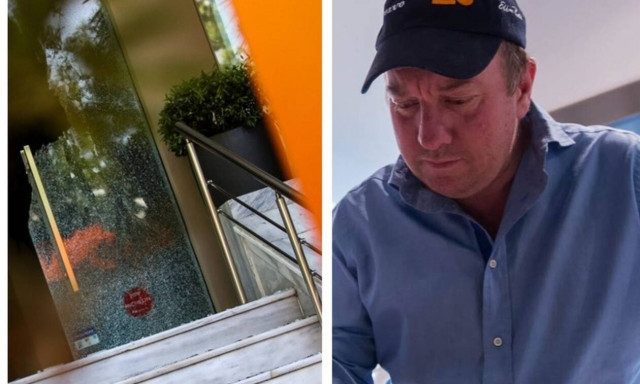 Ρουβίκωνας: Έκανε γυαλιά - καρφιά το εστιατόριο του Μποτρίνι - Σοκαριστικές εικόνες (pics)