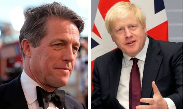 Χιου Γκραντ κατά Τζόνσον: «Άντε γα…  υπερ-προβεβλημένο λαστιχένιο παιχνίδι μπάνιου»