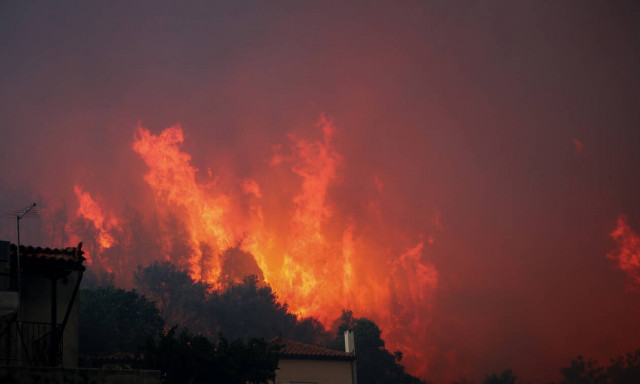 Φωτιά στην Αρχαία Ολυμπία
