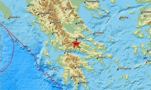 Σεισμός μεταξύ Αμφίκλειας και Λαμίας