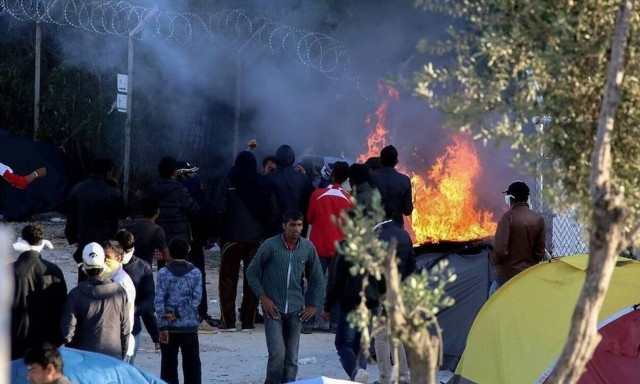 Turmoil at unaccompanied underage refugees facility in Moria