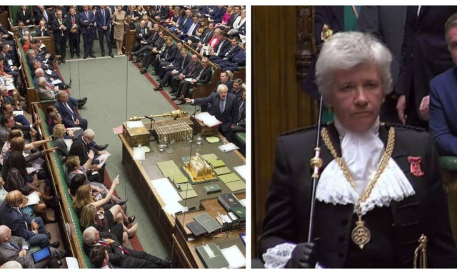 Brexit: Αυτή είναι η μαυροντυμένη Λαίδη που έγινε viral μετά την εμφάνιση της στη Βουλή (vid)