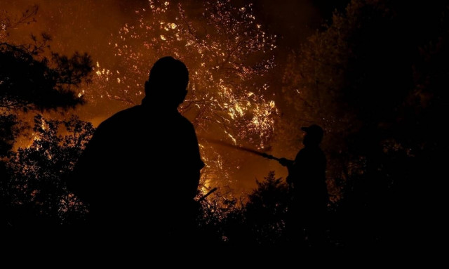 Πυρκαγιά στην Πύλο Μεσσηνίας