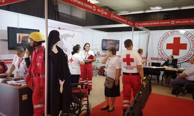 Εντυπωσιακό το περίπτερό του Ερυθρού Σταυρού στην 84η ΔΕΘ