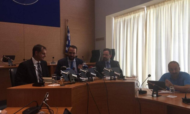 Συνάντηση του υπουργού Τουρισμού Χάρη Θεοχάρη με τον περιφερειάρχη Δ. Ελλάδας 