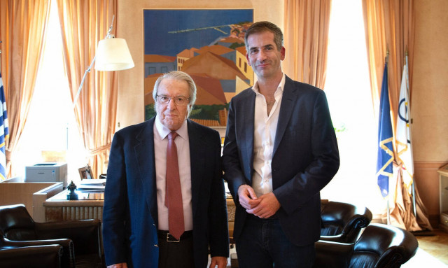 Μπακογιάννης - Μπαμπινιώτης: Συζήτησαν την αξιοποίηση το κτηρίου της Φιλεκπαιδευτικής Εταιρίας
