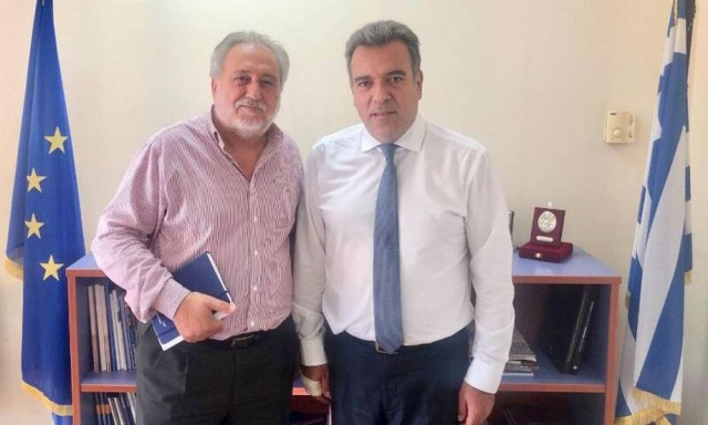 Συνάντηση υφ. Τουρισμού Μάνου Κόνσολα, με τον πρόεδρο της SkyExpress 