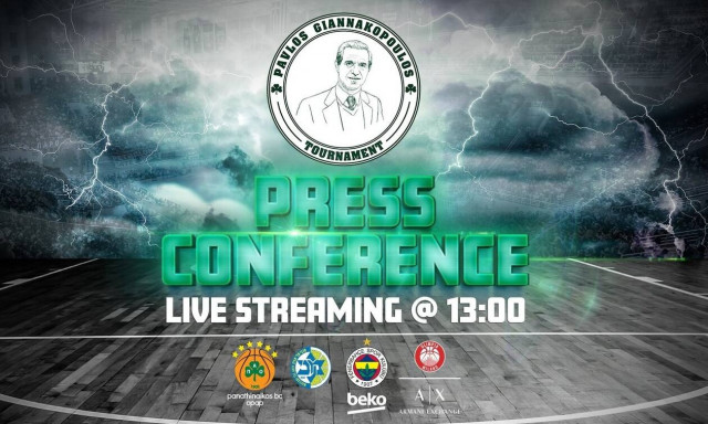 Live Streaming η συνέντευξη Τύπου για το τουρνουά Παύλος Γιαννακόπουλος