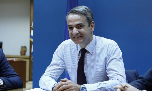 Συνάντηση του Κυριάκου Μητσοτάκη με τον πρόεδρο της Κολομβίας