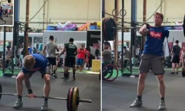 Μπράβο παλίκαρε: Δείτε πόσα κιλά σηκώνει ανάπηρος αθλητής με ένα χέρι! (vid)