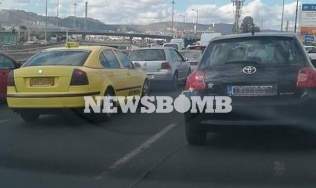 «Κόλαση» ο Κηφισός - Ουρές χιλιομέτρων λόγω τροχαίου