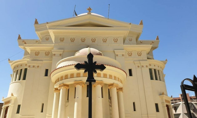 Ιστορική στιγμή: Θυρανοίξια του Ιερού Ναού των Αγίων Κωνσταντίνου και Ελένης στο Κάιρο 