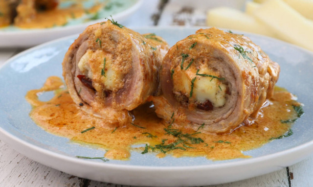 Η συνταγή της ημέρας: Χοιρινό γεμιστό σνίτσελ