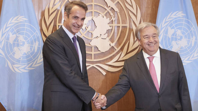 Συναντήσεις Μητσοτάκη με Γκουτέρες - Αναστασιάδη: Στο επίκεντρο Κυπριακό και κλιματική αλλαγή