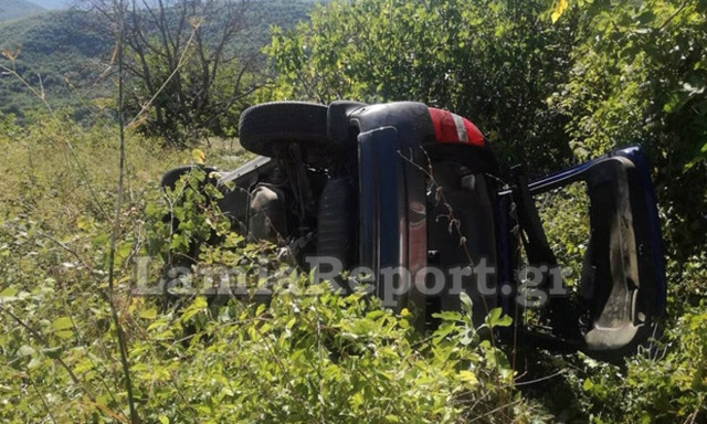 Φθιώτιδα: Έβαλε πρώτη αντί για όπισθεν και έπεσαν στο γκρεμό