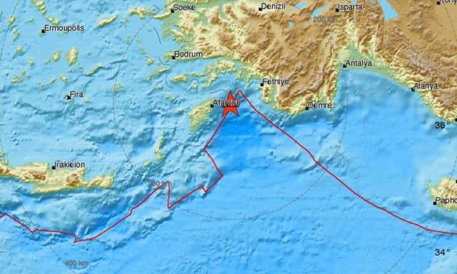 Σεισμός στη Ρόδο - Αισθητός σε πολλές περιοχές