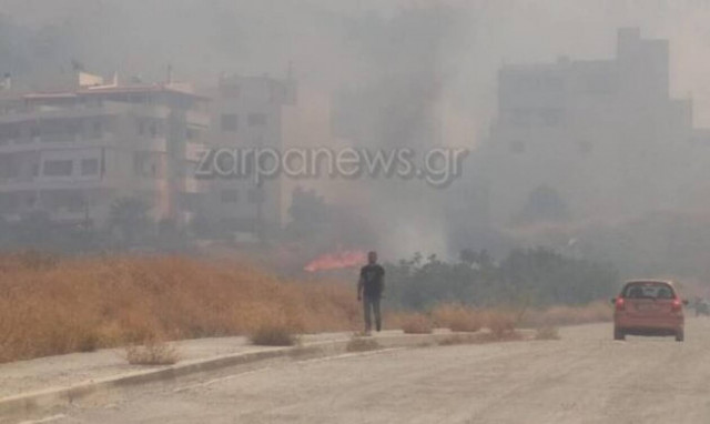 Φωτιά ΤΩΡΑ στο Ρέθυμνο