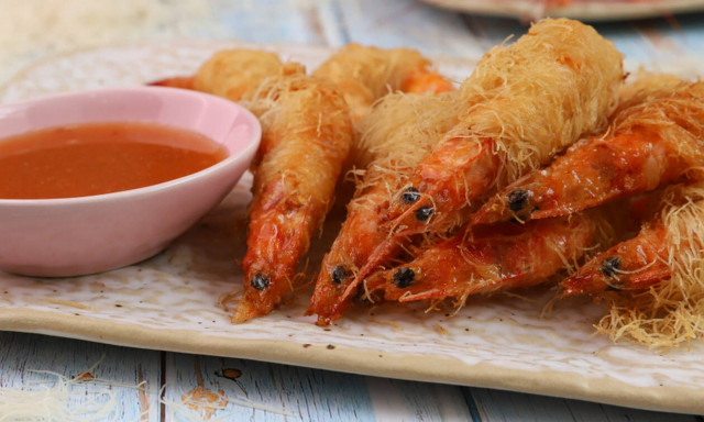 Η διαφορετική συνταγή της ημέρας: Γαρίδες με κανταΐφι