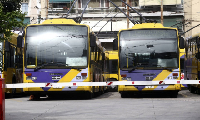 Trolleys hold work stoppage on Oct. 23