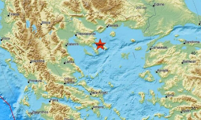 Σεισμός στο Άγιον Όρος (pics)