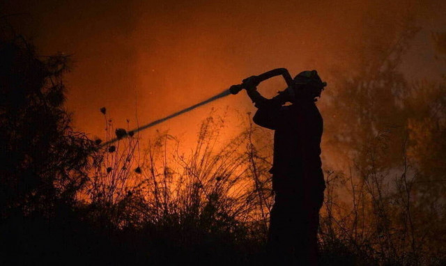 Φωτιά στην Αρκαδία: Καλύτερη η εικόνα της πυρκαγιάς – Παραμένουν οι δυνάμεις της Πυροσβεστικής