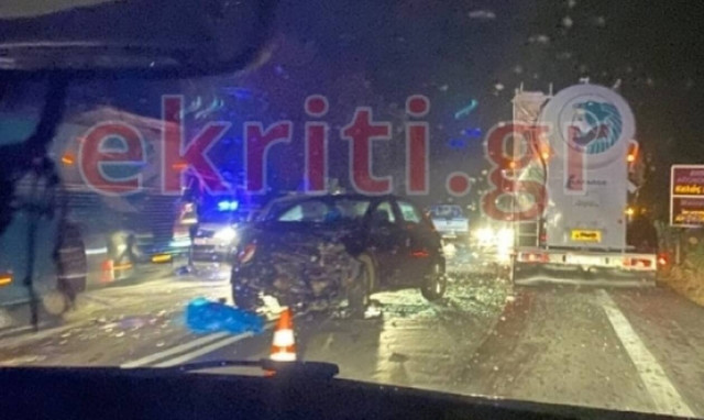 Κρήτη: Τροχαία και κατολισθήσεις από την κακοκαιρία (vids)