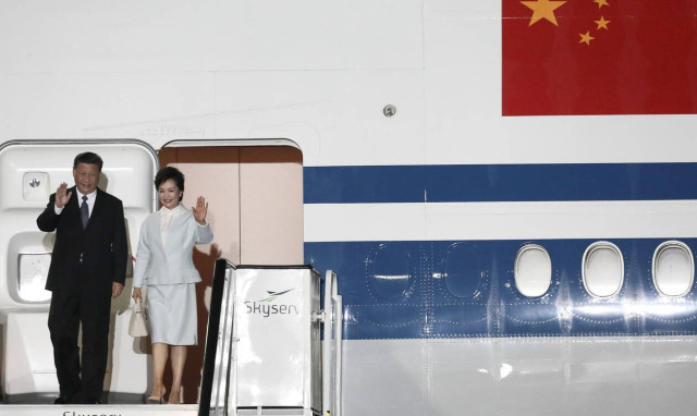 President of China Xi Jinping arrives in Athens for official visit to Tuesday, Nov. 12