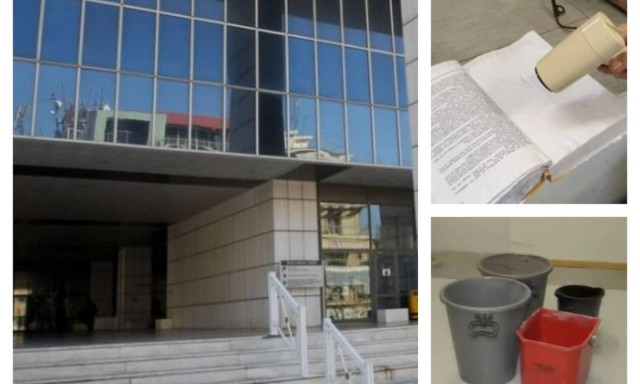 Κακοκαιρία «Βικτώρια»: Απίστευτες εικόνες-Στεγνώνουν με…πιστολάκι τις δικογραφίες στο Εφετείο Αθηνών