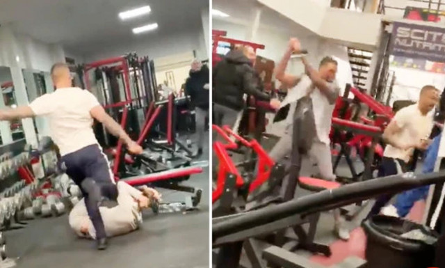 «Τρελό» ξύλο σε γυμναστήριο: Έδερναν τους πελάτες με σιδερένιες μπάρες – Σοκαριστικές εικόνες