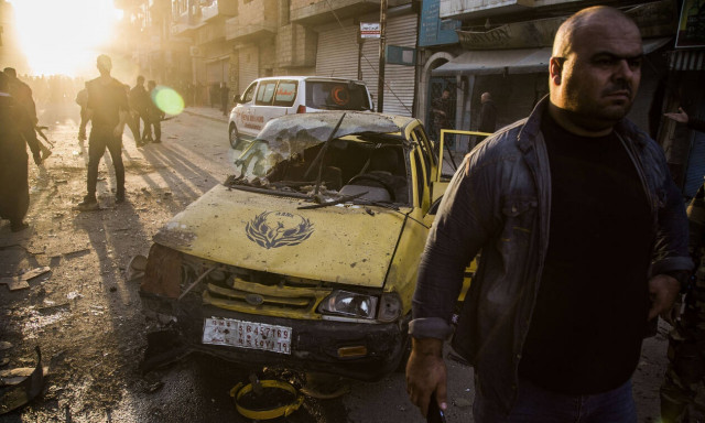 Μακελειό στη Συρία: Βομβιστική επίθεση με νεκρούς και τραυματίες (vid)