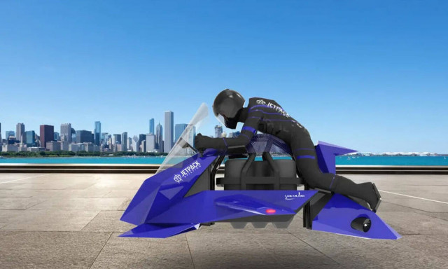 To Jetpack Aviaton Recreational Speeder είναι σαν να βγήκε από το Star Wars