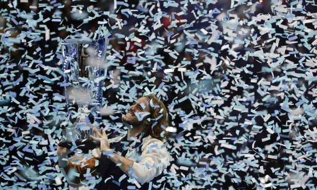 Ο θρίαμβος του Στέφανου Τσιτσιπά μέσα από τον φωτογραφικό φακό