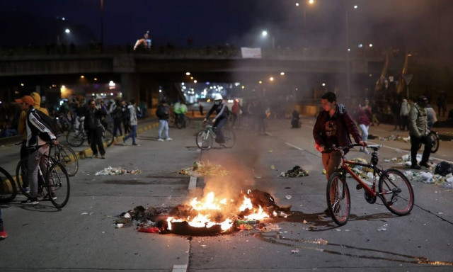 Χάος στην Μπογκοτά: Απαγορεύθηκε η κυκλοφορία στην πρωτεύουσα της Κολομβίας