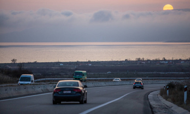 Απίστευτο θέαμα: Αρκούδα προσπάθησε να περάσει την Εγνατία Οδό!