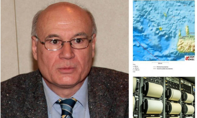 Σεισμός Κρήτη–Παπαδόπουλος στο Newsbomb.gr: Δεν υπάρχει λόγος ανησυχίας–Καμία σύνδεση με την Αλβανία