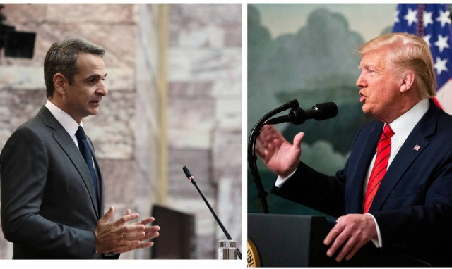 Mitsotakis - Trump's working lunch in London