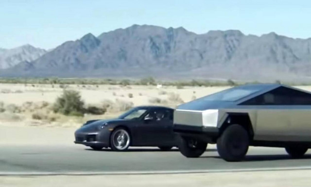 To Tesla Cybertruck αφήνει πίσω του την Porsche 911