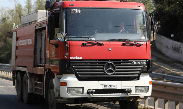 Φωτιά σε υπόγειο στο Παγκράτι