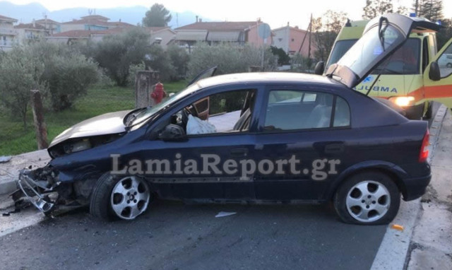 Τροχαίο στην Λαμία: Αισθάνθηκε αδιαθεσία και έχασε τον έλεγχο του αυτοκινήτου  