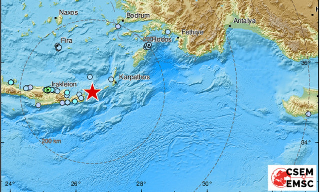 Σεισμός ΤΩΡΑ: Ισχυρή δόνηση ταρακούνησε την Κρήτη