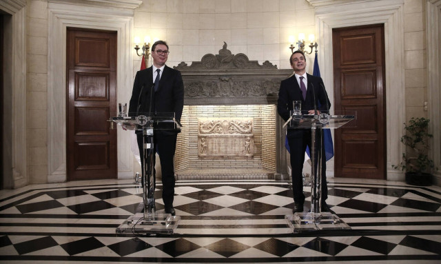 Mitsotakis: Meeting with Vucic an opportunity to reaffirm excellent relations with Serbia