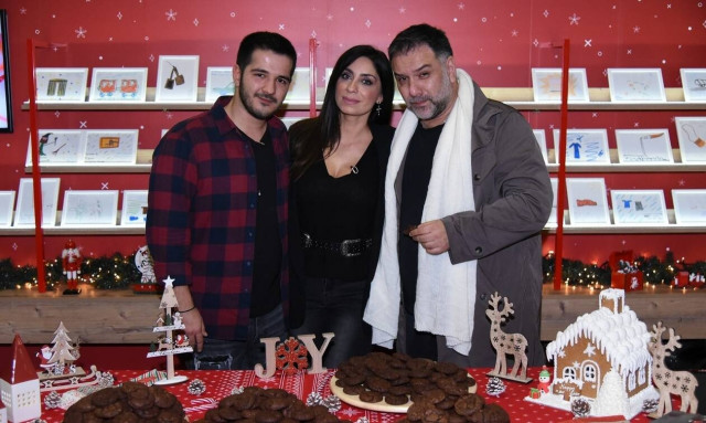 Αρναούτογλου, Αντωνίου και Τζωρτζάτος αναστατώνουν ένα ολόκληρο εμπορικό κέντρο για καλό σκοπό