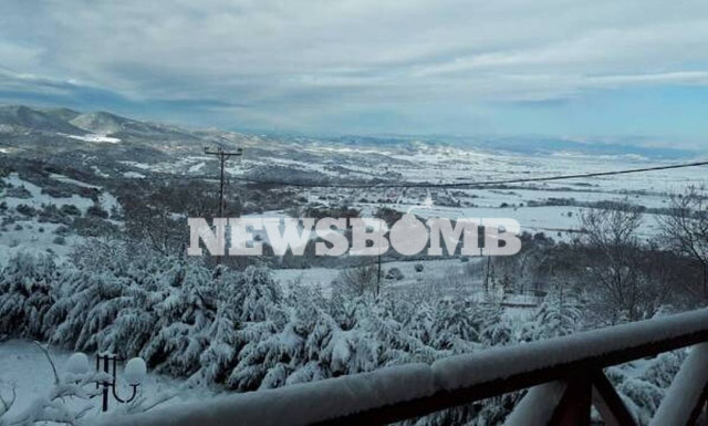 Snow disrupts transport and temperatures plunge as Zenobia system grips Greece