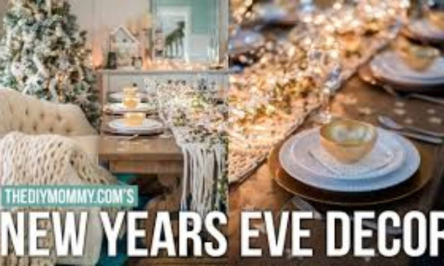 Εύκολες ιδέες διακόσμησης για ένα εντυπωσιακό πρωτοχρονιάτικο τραπέζι (vid)