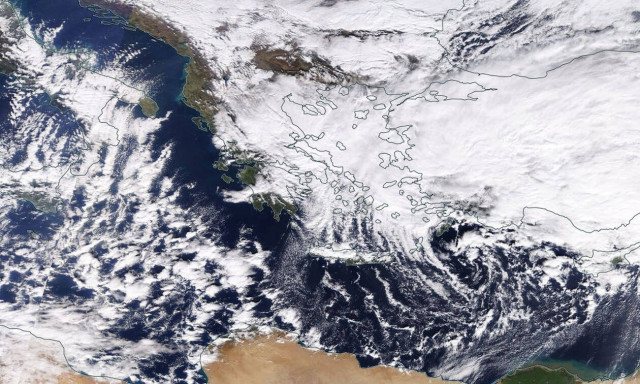 «Ζηνοβία»: Η εξέλιξη της κακοκαιρίας την παραμονή της Πρωτοχρονιάς