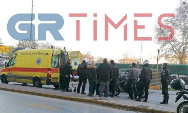 Θεσσαλονίκη: Οδηγός μηχανής παρέσυρε ηλικιωμένη (pics)