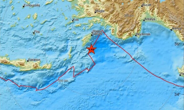 Σεισμός νότια της Ρόδου (pics)
