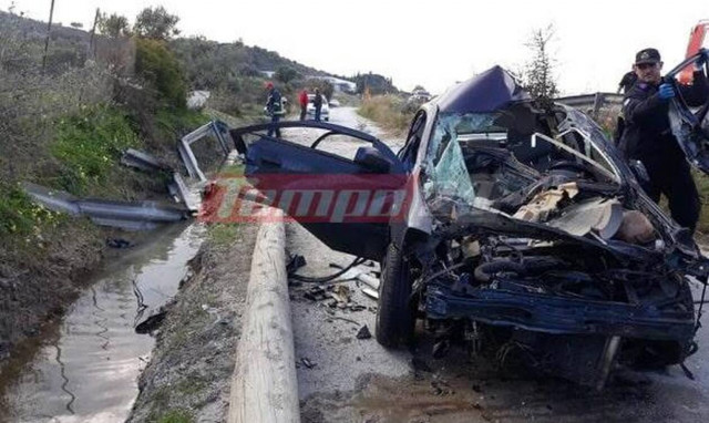 Πύργος: Καθηγητές οι δύο άνδρες που έχασαν τη ζωή τους στο φρικτό τροχαίο – Εικόνες-σοκ