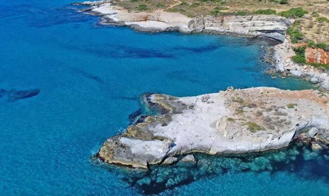 Λακωνία: Το απολιθωμένο φοινικόδασος των 3 εκατομμυρίων ετών από... ψηλά!